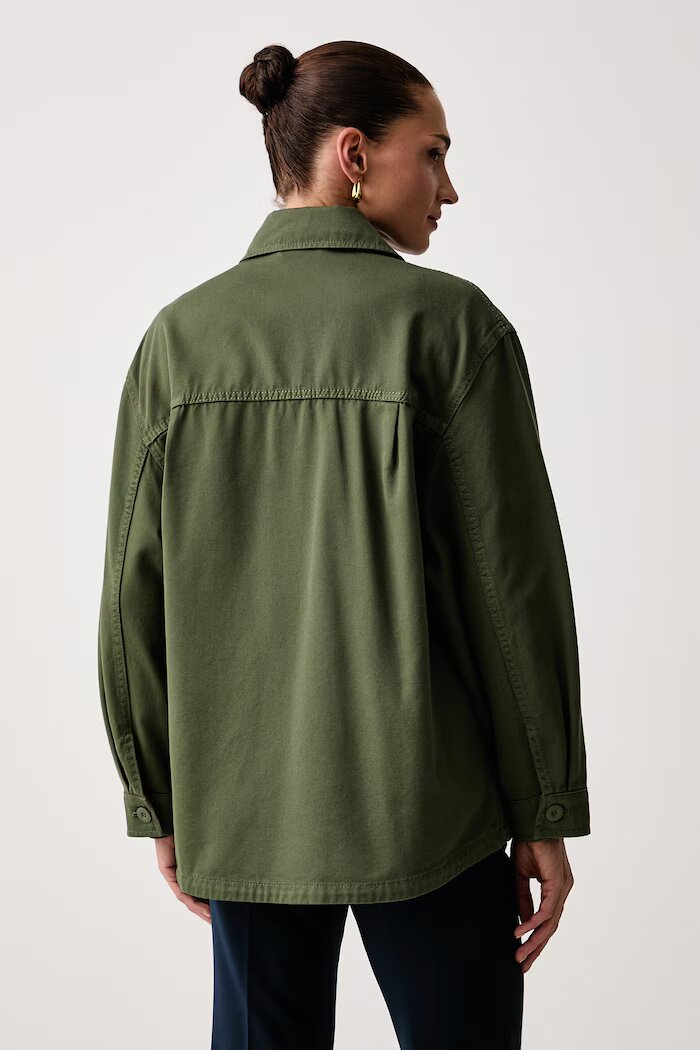 Weekend Max Mara яке дамско от памук WKDRAZZA зелено 2625086011600