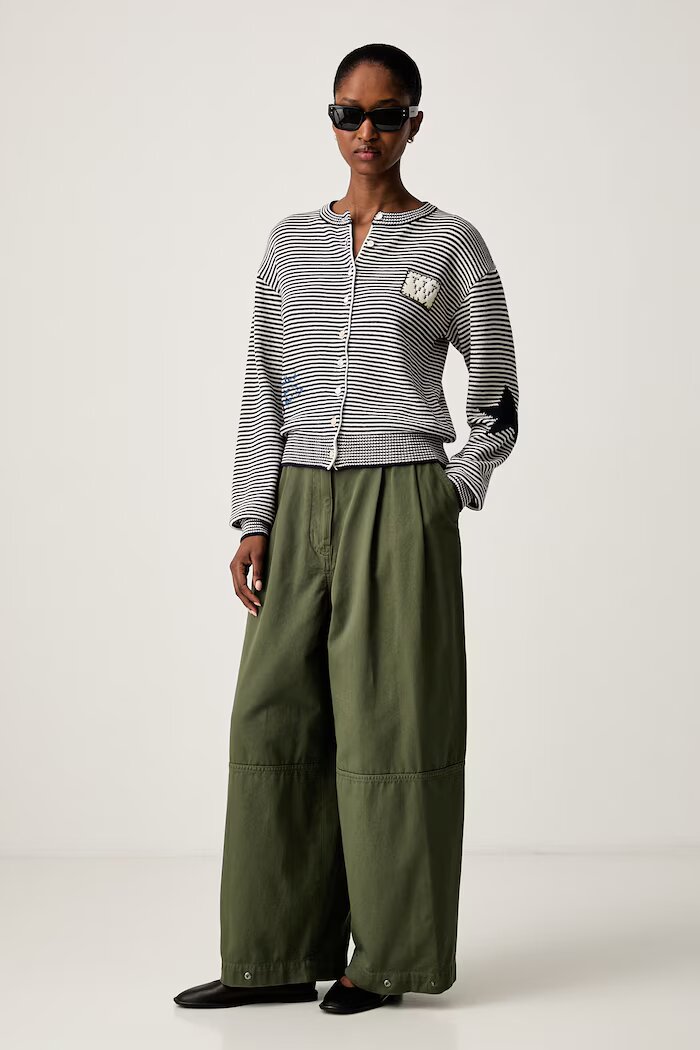 Weekend Max Mara жилетка дамска с памук WKDTEIERA тъмносиня 2625346041600