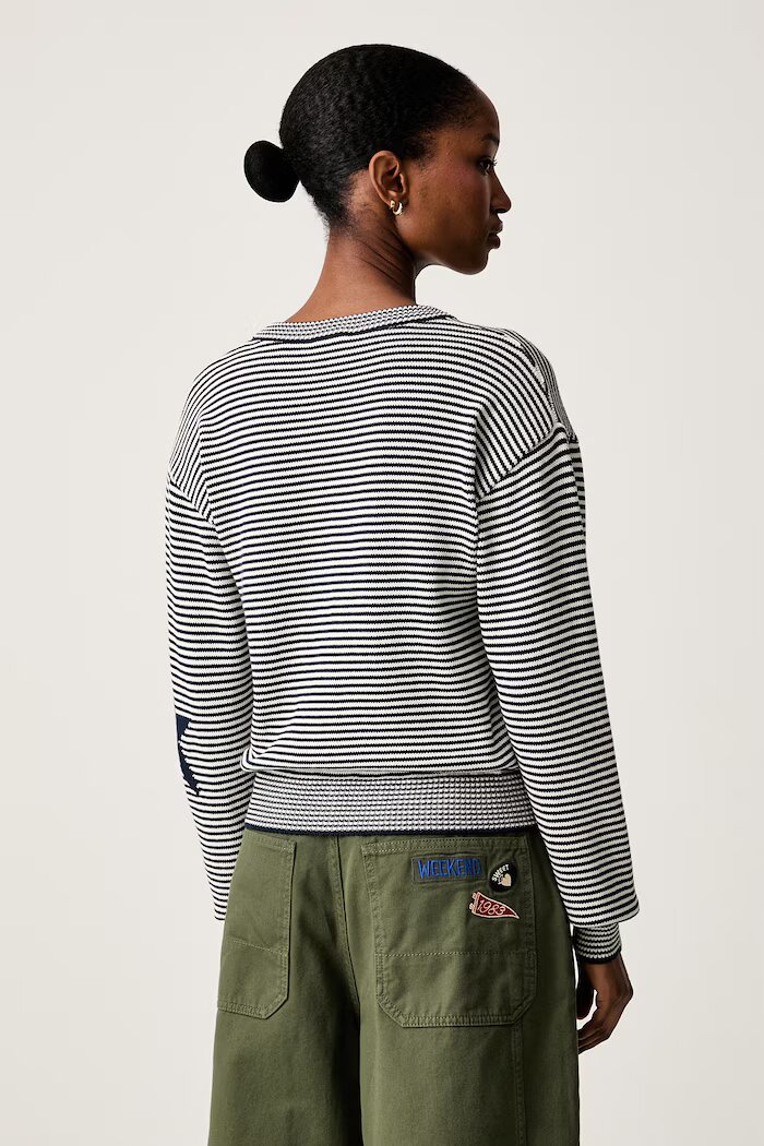 Weekend Max Mara жилетка дамска с памук WKDTEIERA тъмносиня 2625346041600