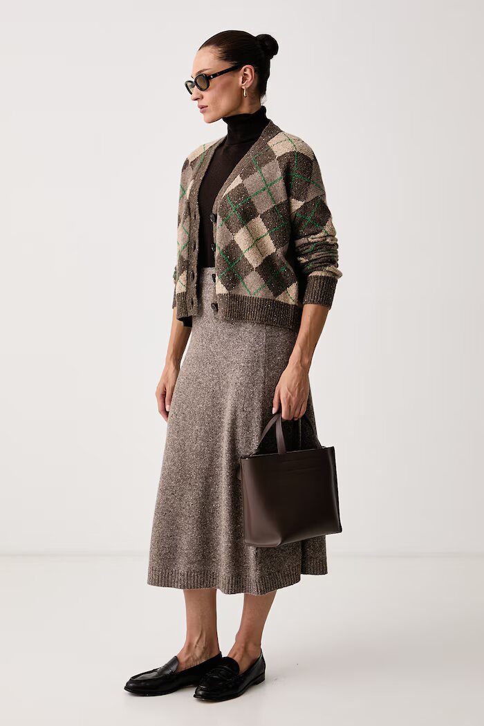 Weekend Max Mara жилетка дамска с вълна WKDABILE кафява 2625346082600