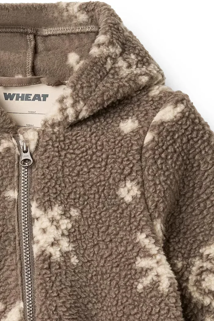 wheat гащеризон за бебе от полар кафяв 8071-903R GRS