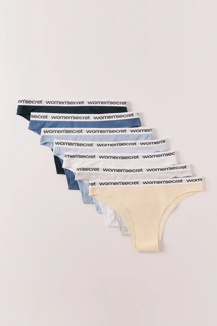 women'secret бикини дамски с памук 7 броя многоцветни 4933685