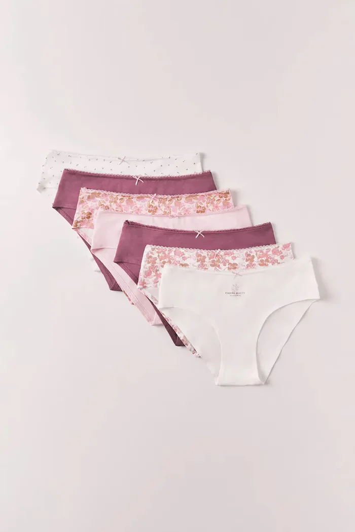 women'secret бикини дамски с памук 7 броя многоцветни 4934523