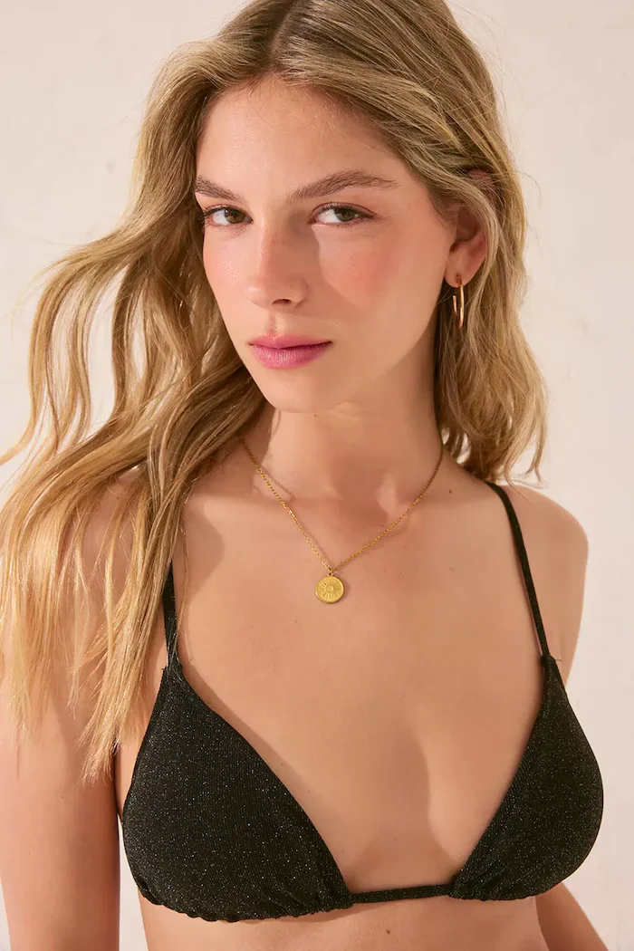 women'secret Горнище на бански в черно с меки чашки 6489873