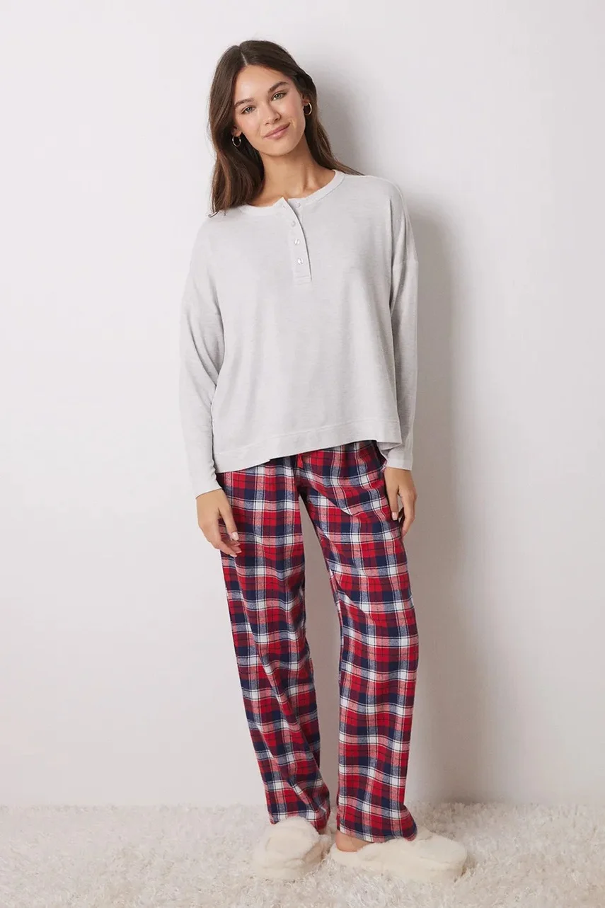 women'secret Горнище на пижама с дълги ръкави MIX AND MATCH PERFECT MATCH
