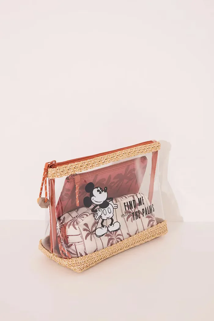 women'secret Комплект козметични чанти MICKEY (3 броя) в кафяво 4849283