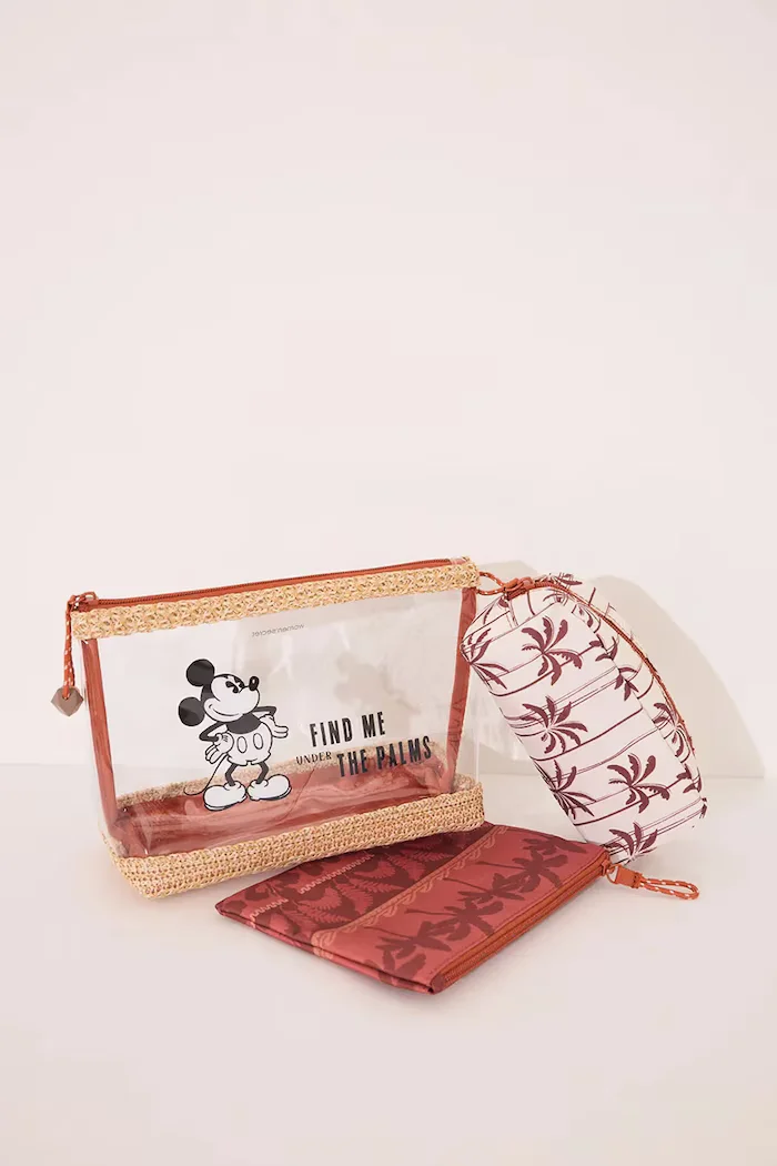 women'secret Комплект козметични чанти MICKEY (3 броя) в кафяво 4849283