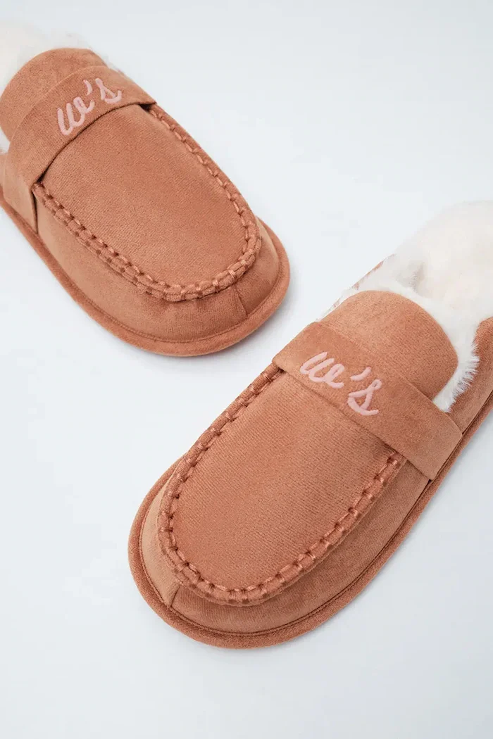 women'secret меки пантофи дамски MMR MOC SLIPRS CAMEL кафяви 4994459