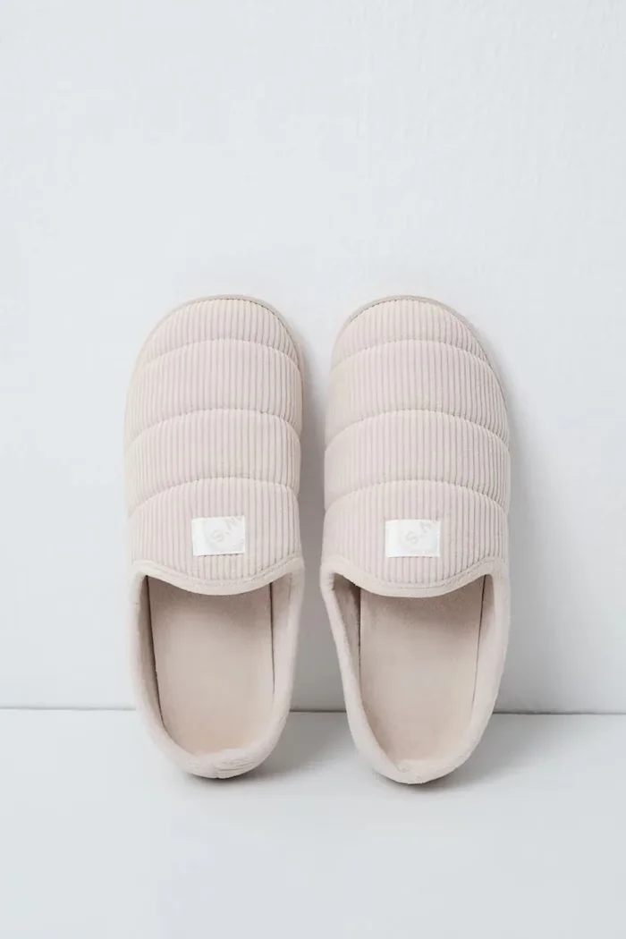women'secret пантофи дамски ES WARM SLPRS GREY бежови 4994444