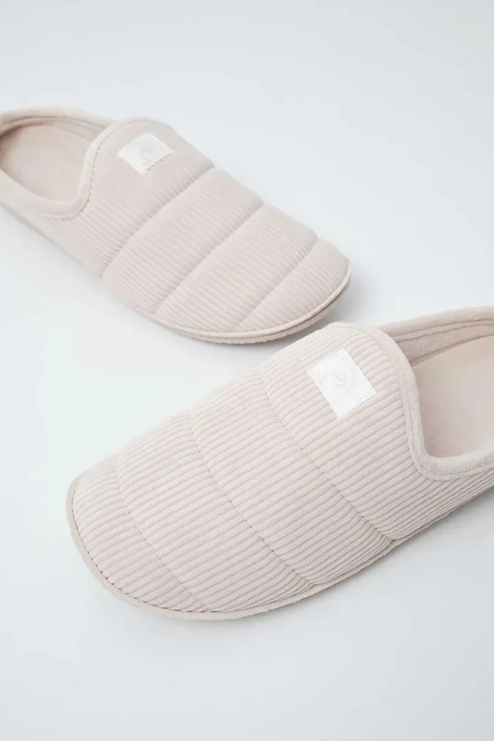 women'secret пантофи дамски ES WARM SLPRS GREY бежови 4994444