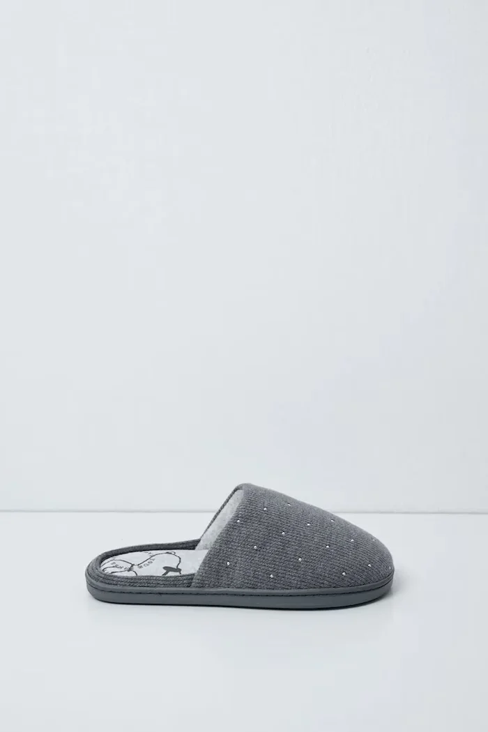women'secret пантофи дамски MM PE TEXTURE SLPRS сиви 4994421