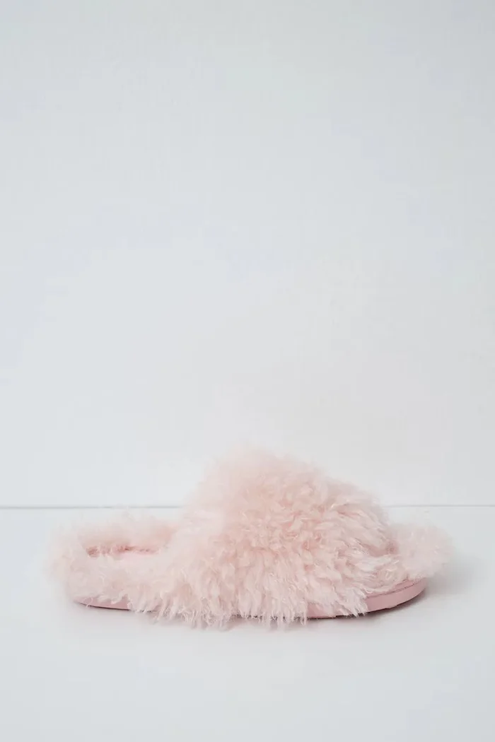 women'secret пантофи дамски MMM FUR SLPRS PINK розови 4994440