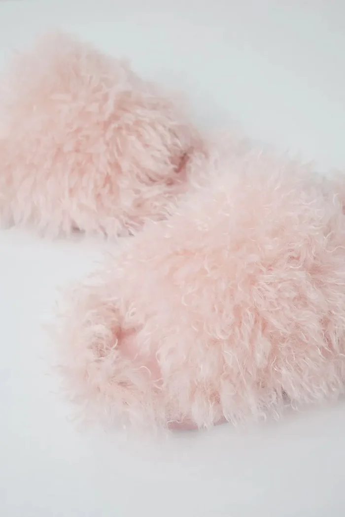 women'secret пантофи дамски MMM FUR SLPRS PINK розови 4994440