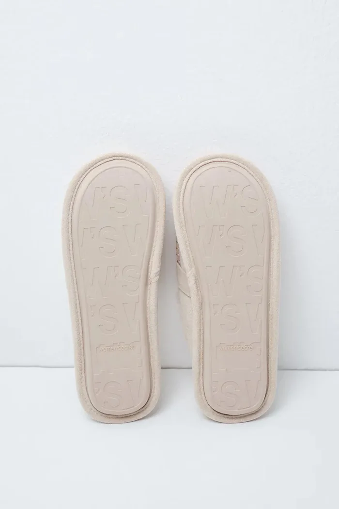 women'secret пантофи дамски MMR MOC SLIPRS GREY бежови 4994460