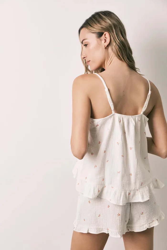 women'secret пижама дамска от памук бежова 3594720