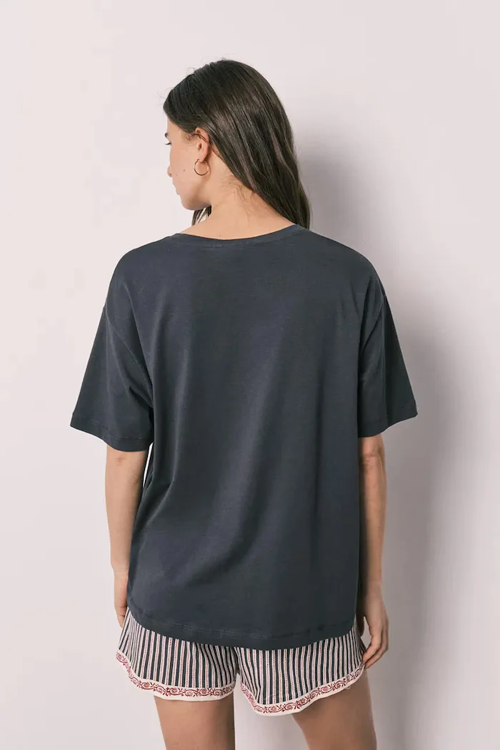 women'secret пижама дамска от памук синя 3134022