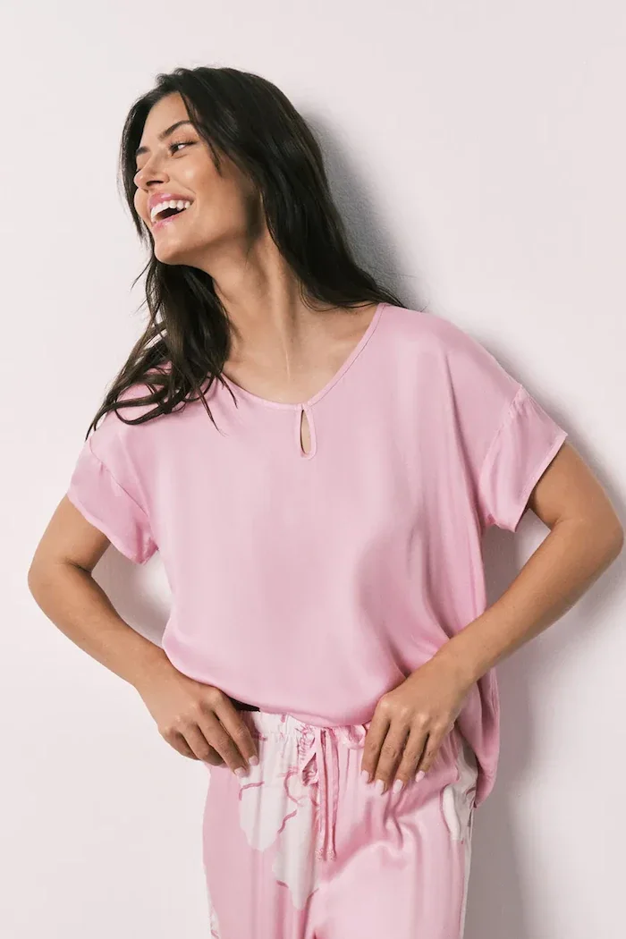 women'secret пижама дамска от вискоза розова 3593089
