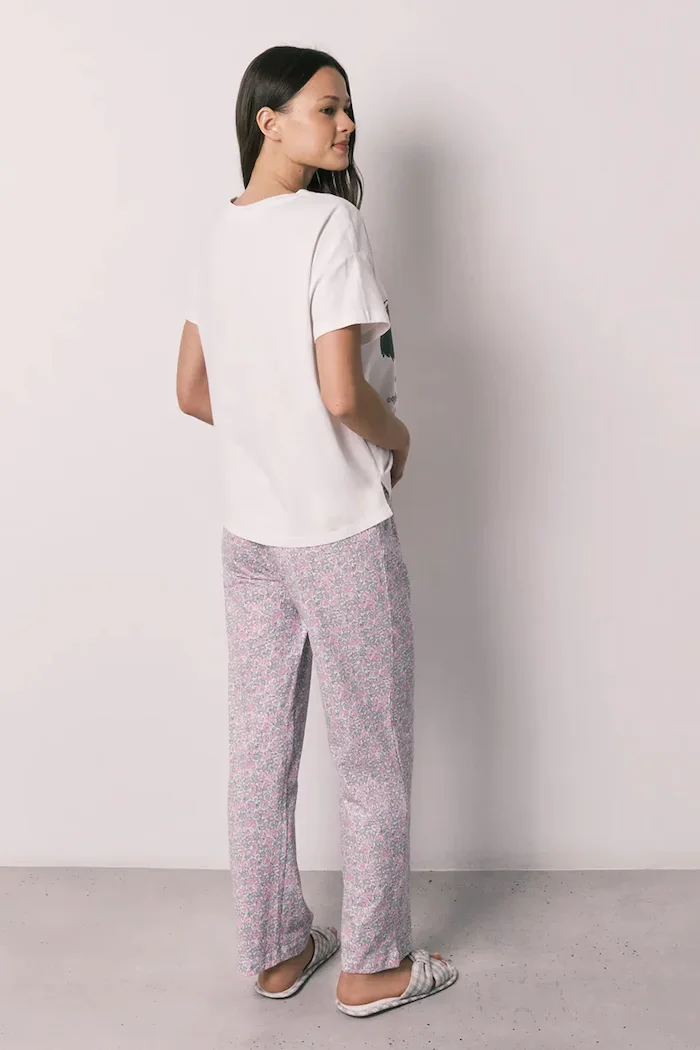 women'secret пижама от две части дамска от памук бежова 3133529