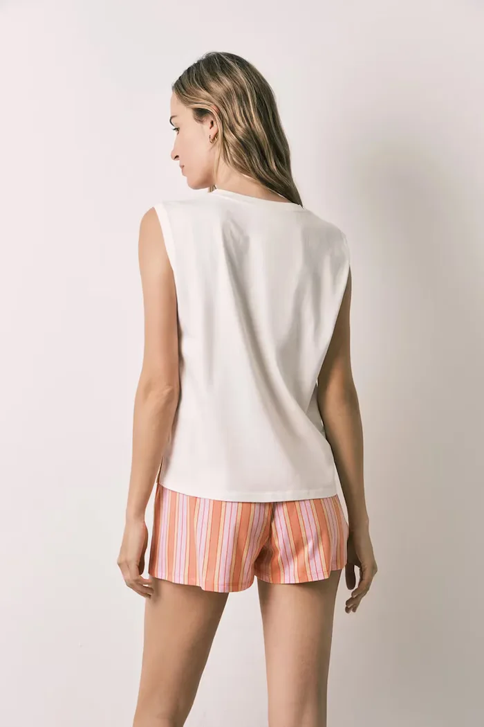 women'secret пижама от две части дамска от памук розова 3134036