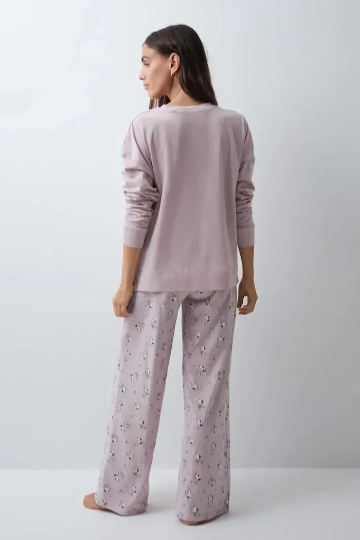women'secret пижама от две части дамска от памук розова 3134073