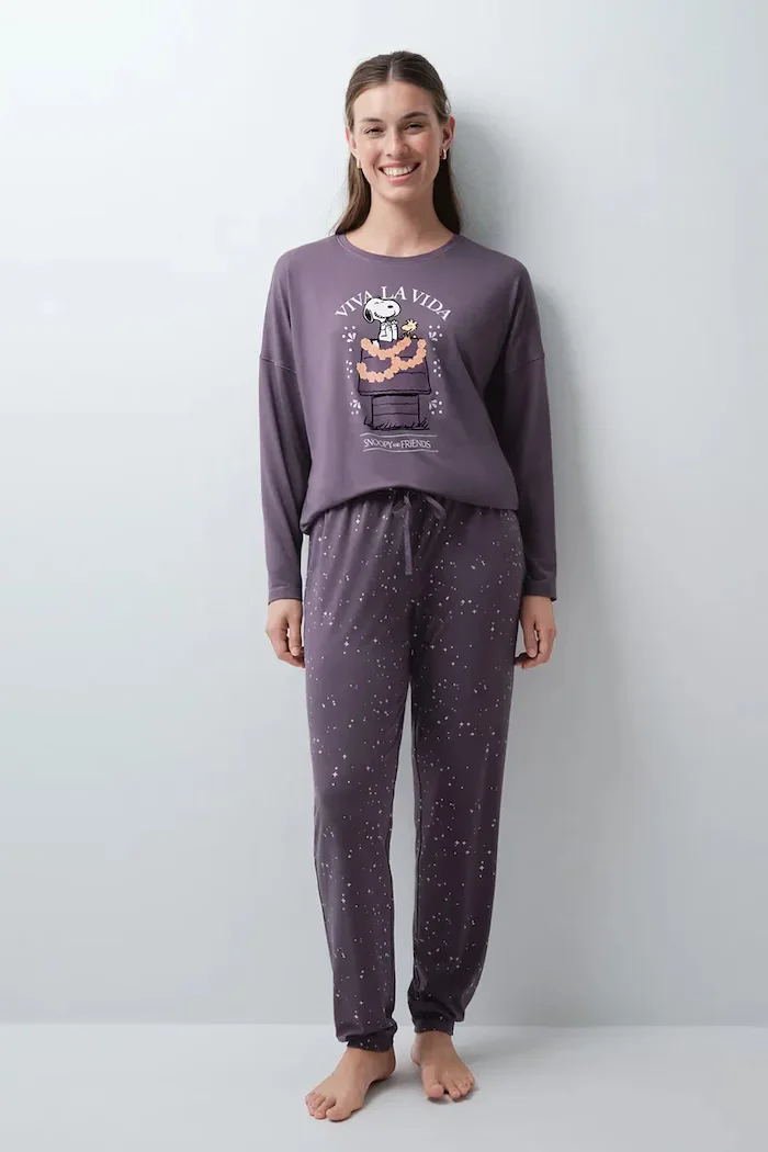 women'secret пижама от две части дамска виолетова 3134063