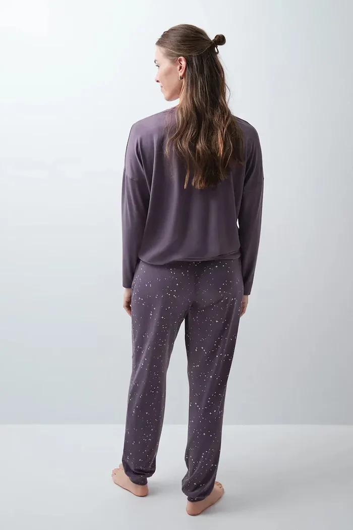 women'secret пижама от две части дамска виолетова 3134063