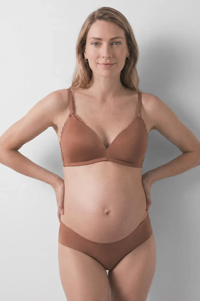women'secret сутиен за кърмене кафяв 4654633