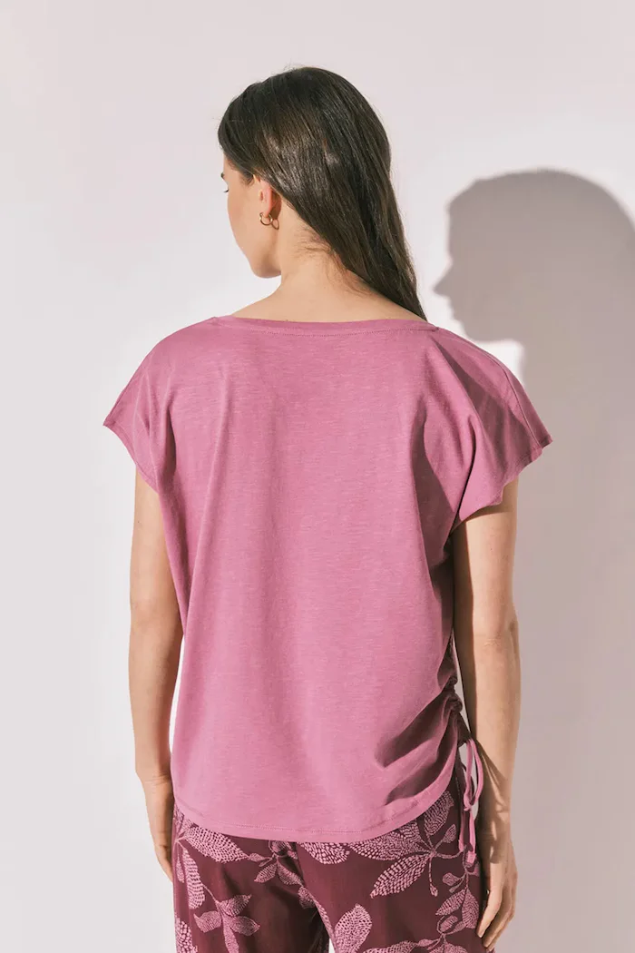 women'secret тениска дамска от памук виолетова 3274519