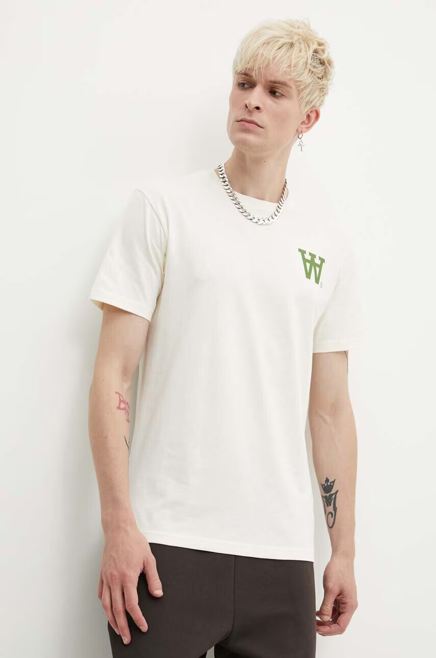 Wood Wood Памучна тениска Ace AA Logo