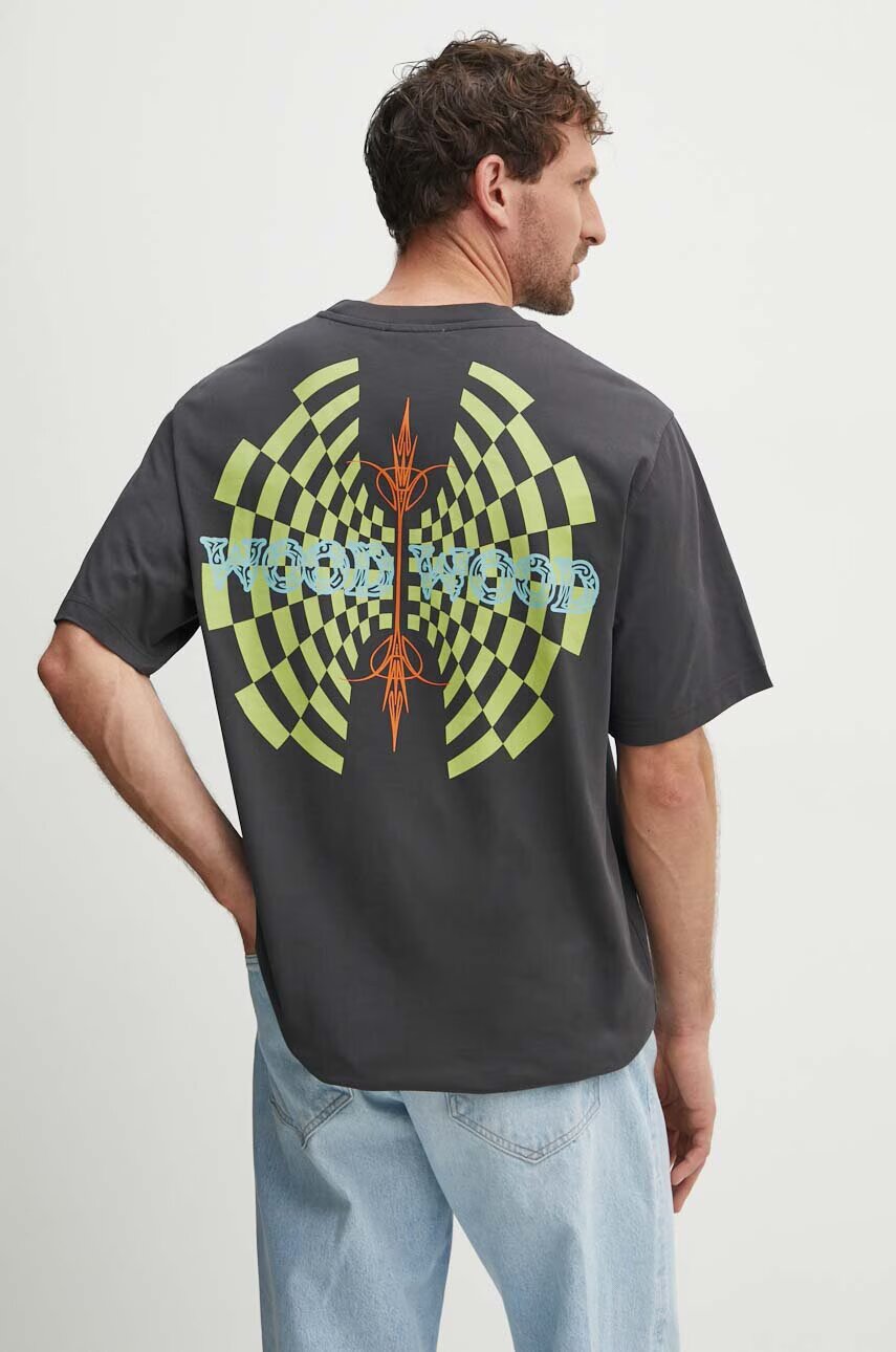 Wood Wood Памучна тениска Haider Tribe