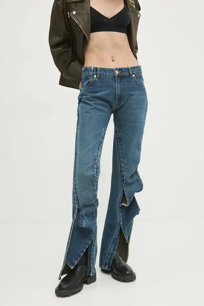 Y/Project Дънки EVERGREEN HOOK AND EYE SLIM JEANS