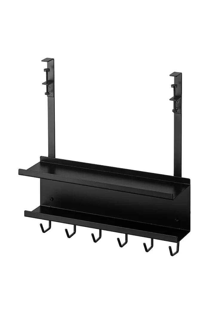 Yamazaki Организатор за кабели и рутер под бюрото Smart 40 x 115 x 43 cm в черно