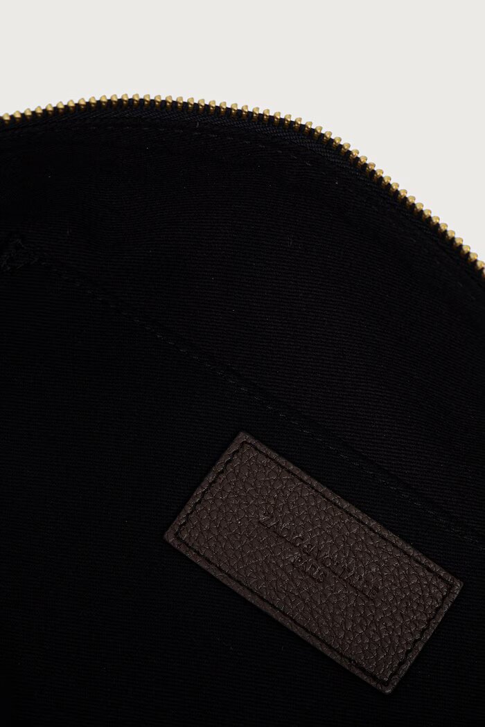 Zadig&Voltaire чанта crossbody дамска от велур JIM кафява LWBA04563