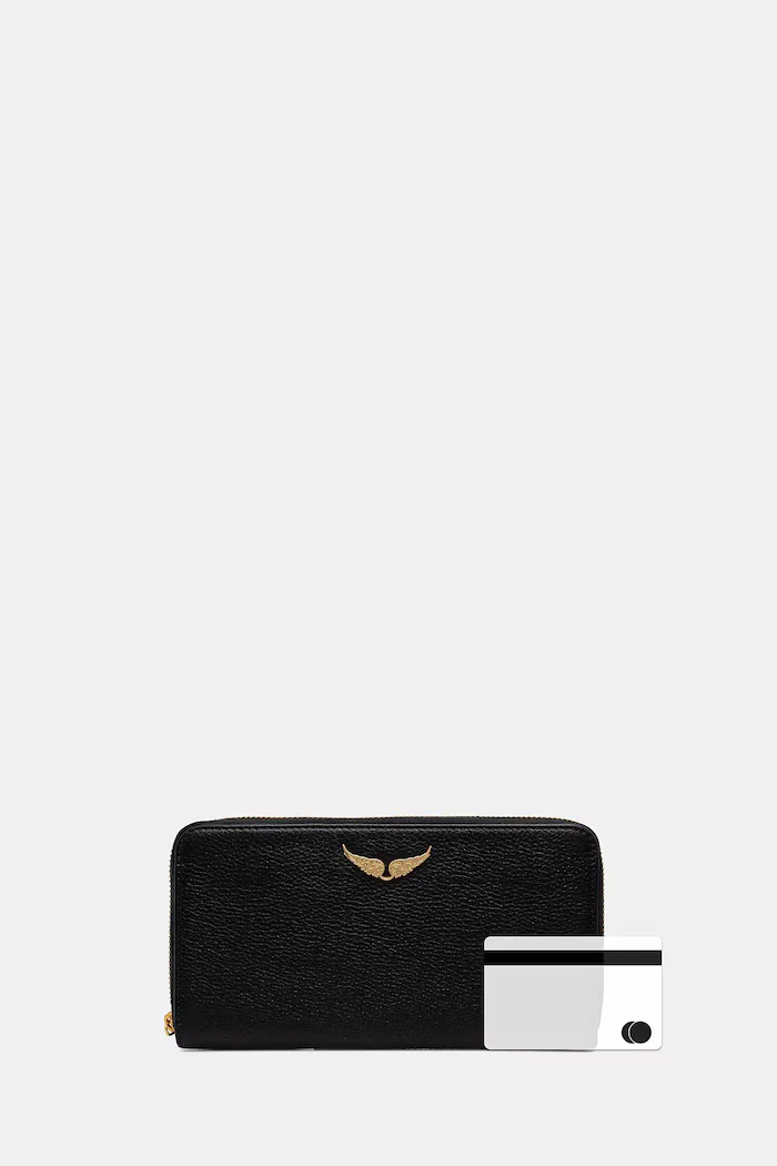 Zadig&Voltaire Кожен портфейл в черно LWSG03667