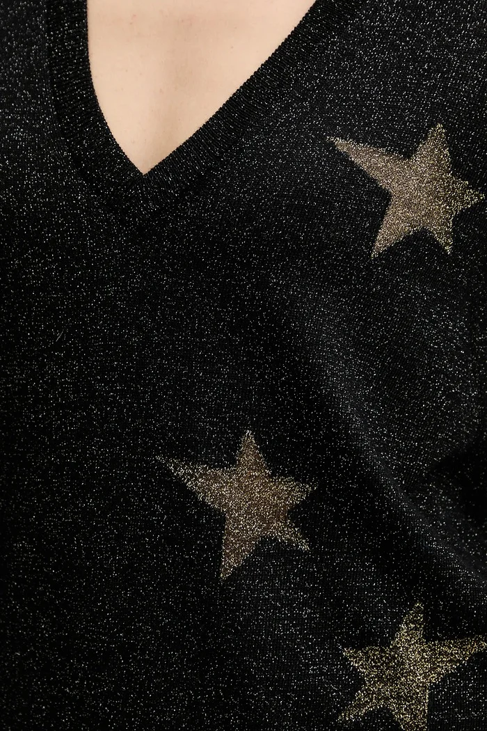 Zadig&Voltaire Пуловер с вълна в черно от лека материя KWSW02846