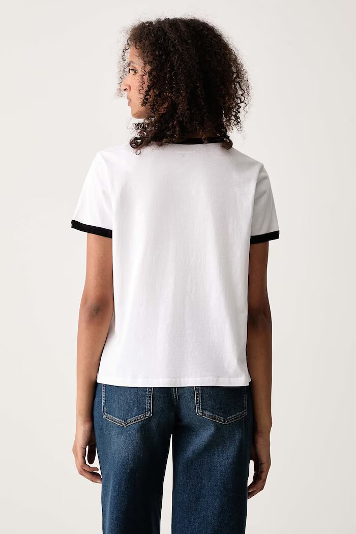 Zadig&Voltaire тениска дамска от памук ALYS бяла JWTS02851