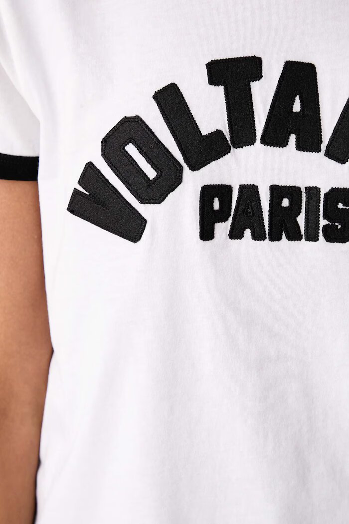 Zadig&Voltaire тениска дамска от памук ALYS бяла JWTS02851
