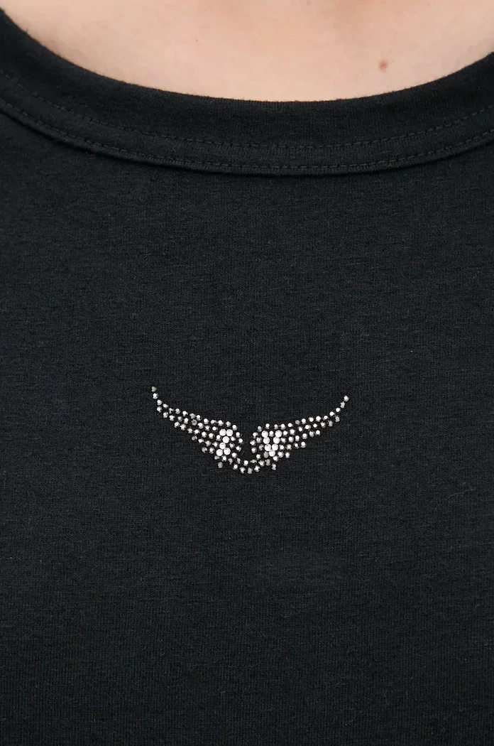 Zadig&Voltaire Тениска в черно JWTS01669