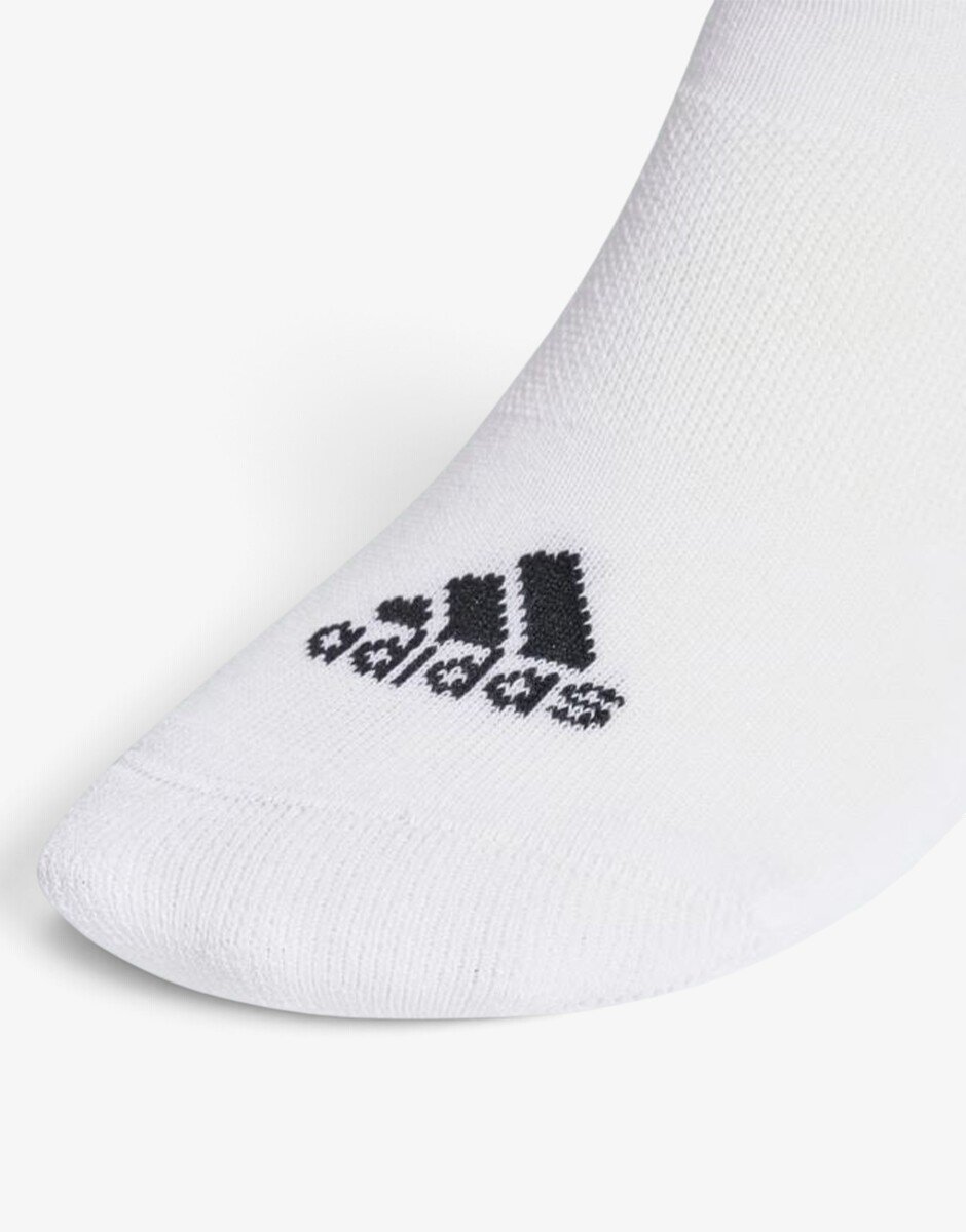 adidas 3 Packs 3-Stripes Cushioned Sportswear Mid White