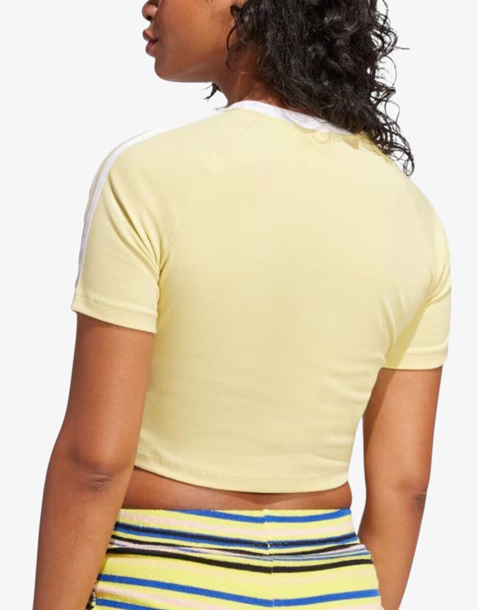 adidas 3-Stripes Baby Tee Yellow