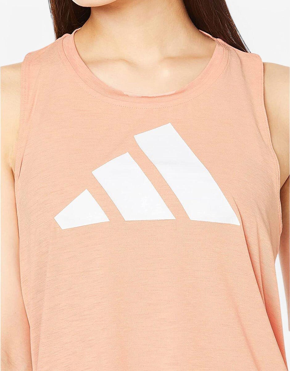 adidas 3-Stripes Logo Tank Top Pink