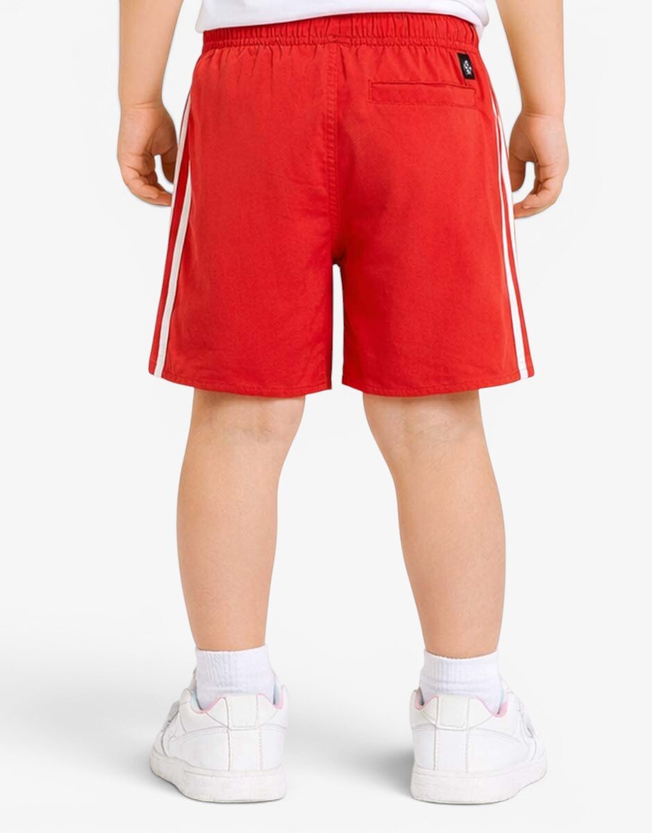 adidas 3-Stripes Swim Shorts Red