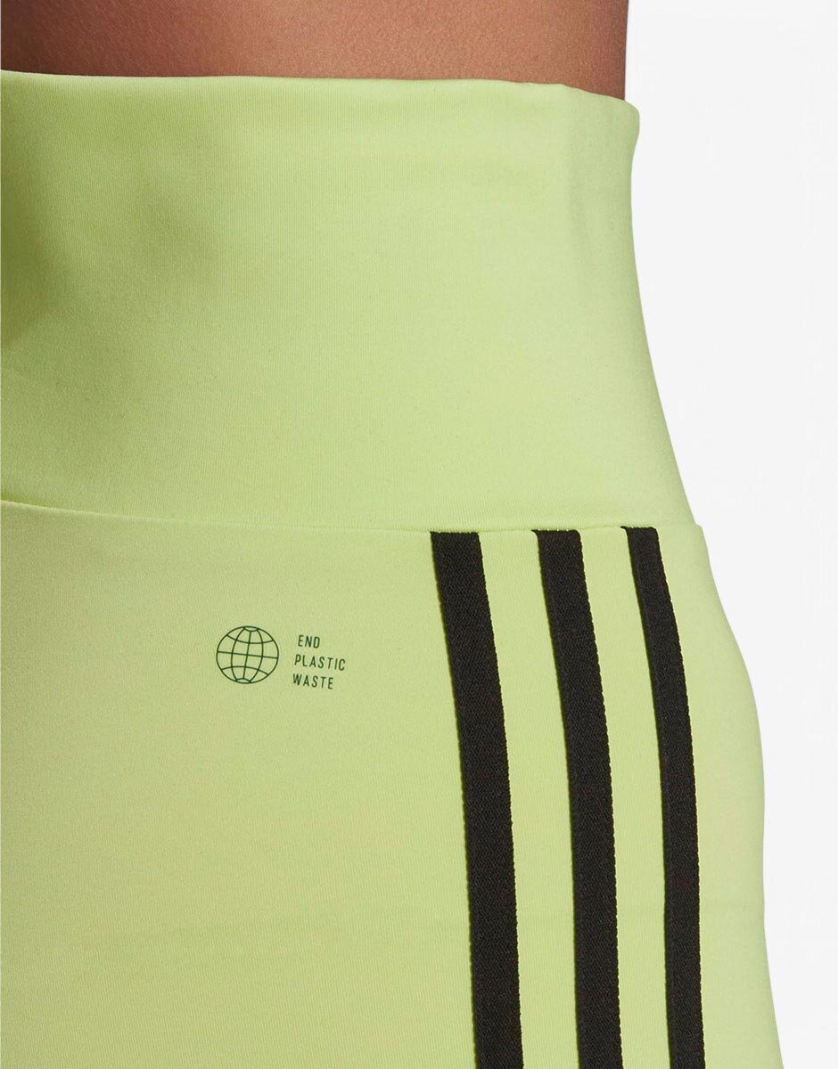 adidas Adicolor Classics Primeblue High-Waisted Short Tights Yellow