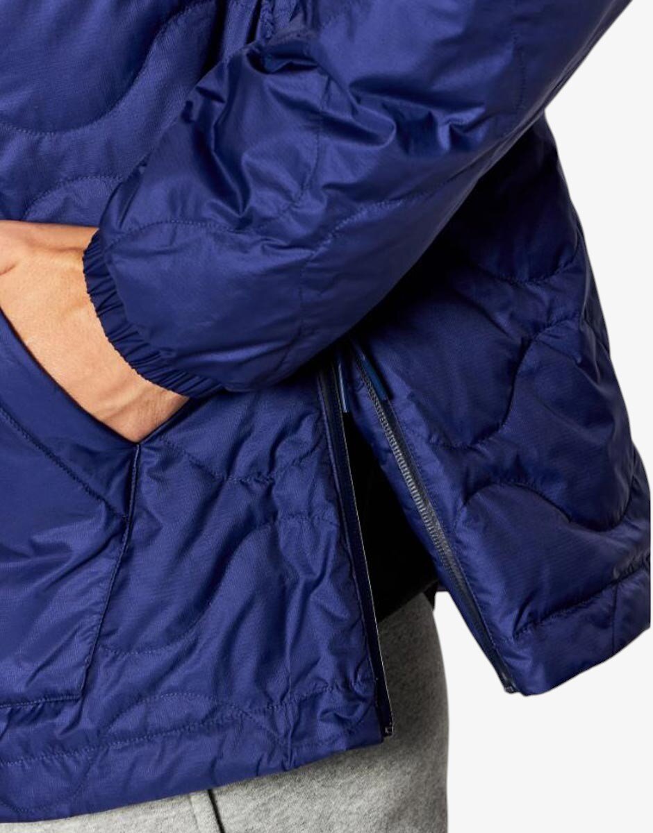 adidas Down Quilt Half Zip Jacket Blue
