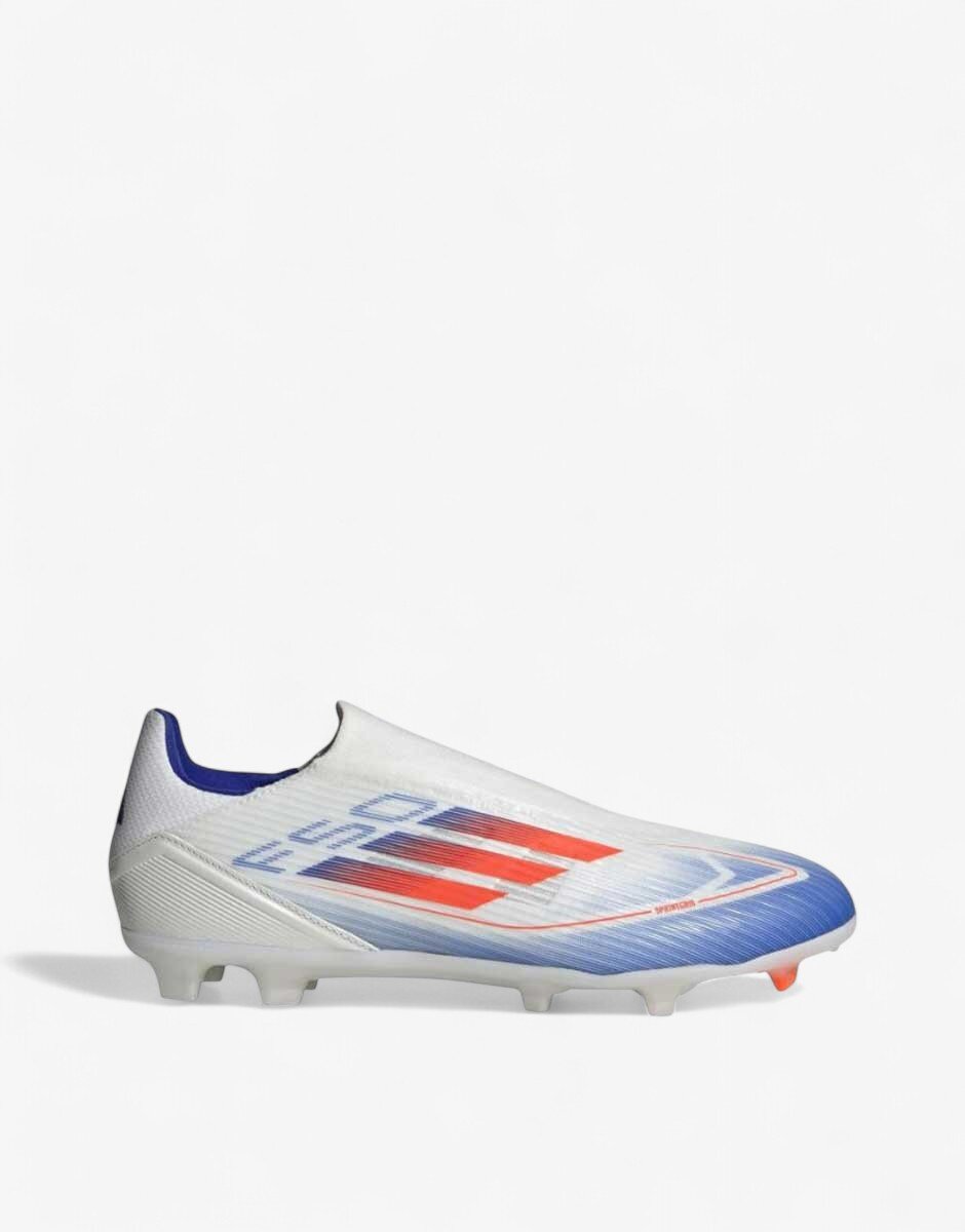 adidas F50 League Laceless Firm Multi-Ground Boots White