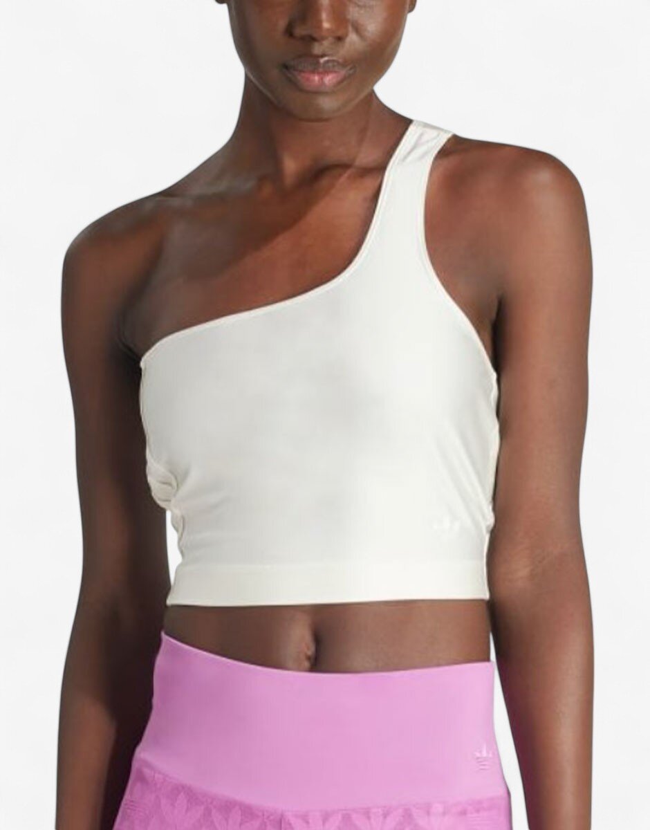 adidas Fashion Cut-Out Crop Top White