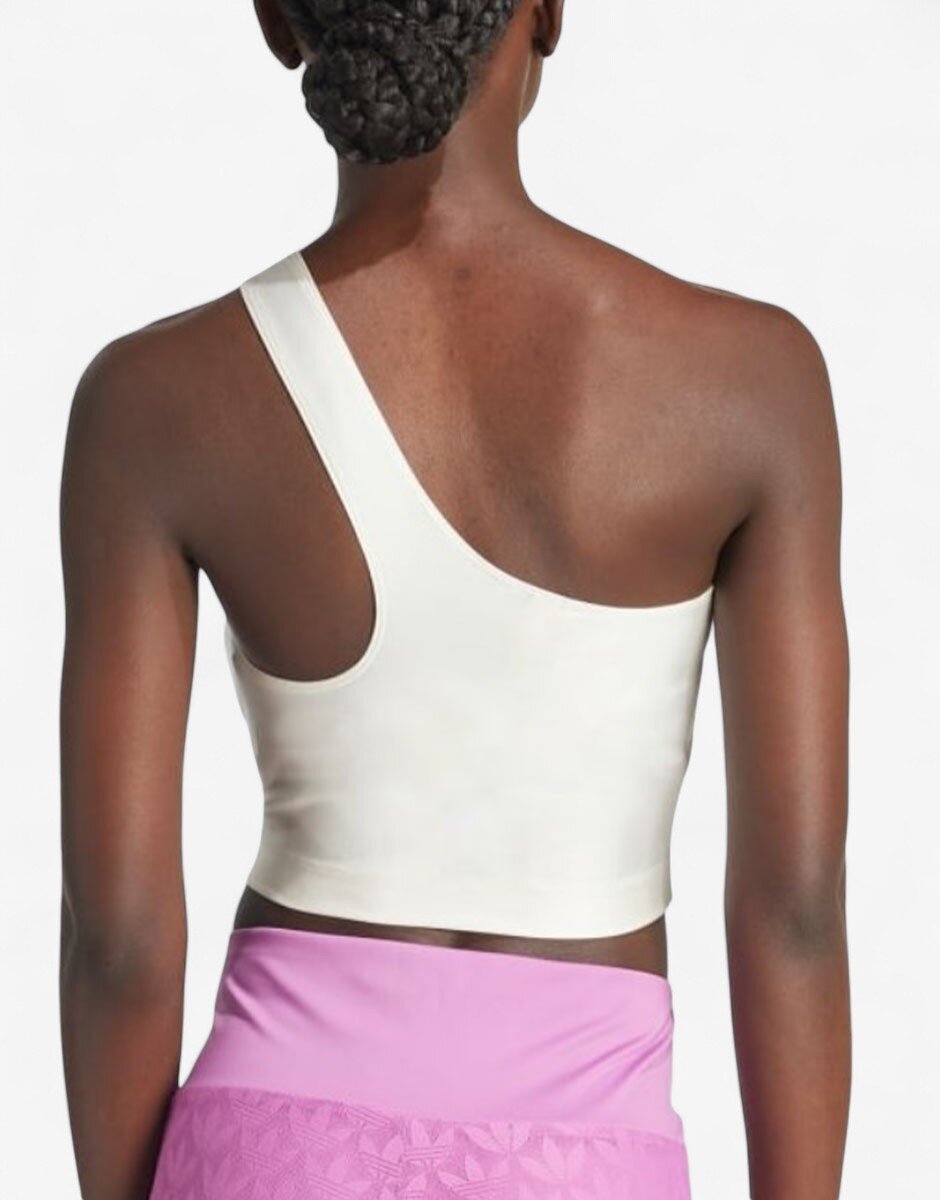 adidas Fashion Cut-Out Crop Top White