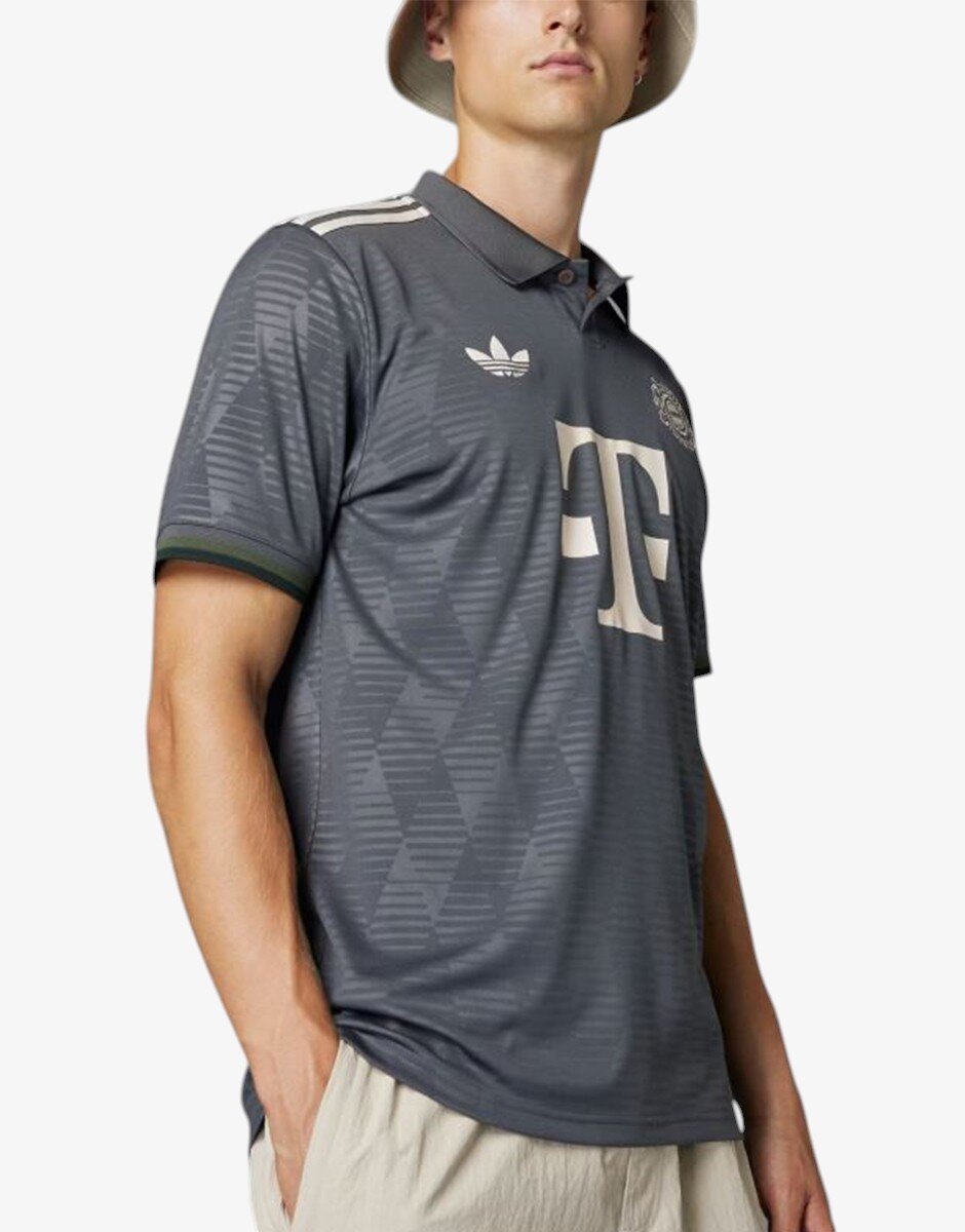 adidas FC Bayern Wiesn Jersey Tee Gray