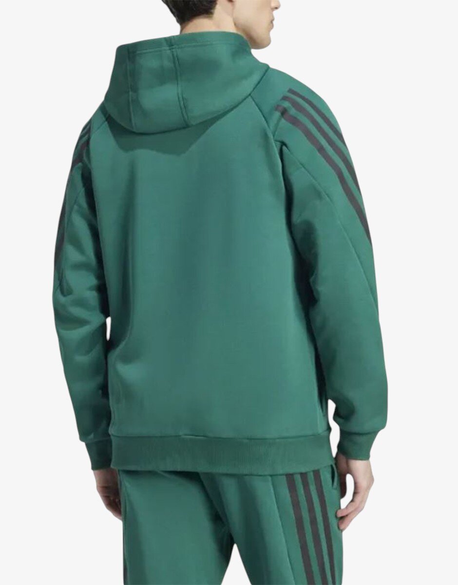adidas Future Icons 3-Stripes Full Zip Hoodie Green
