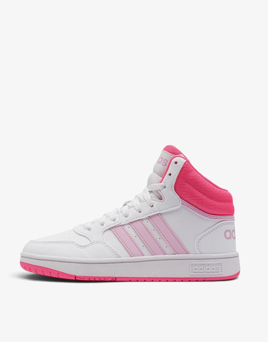 adidas Hoops Mid 3.0 K Jr White/Pink